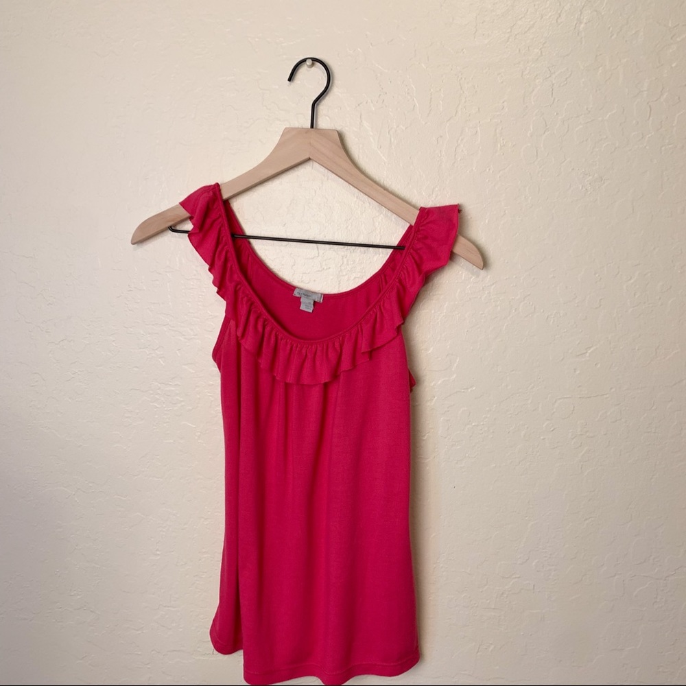 Old Navy Ruffle Sleeve Tank Top Xsmall
